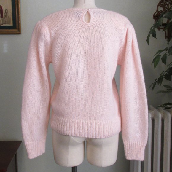 VTG 90s Pink Sweater - Picture 2 of 5